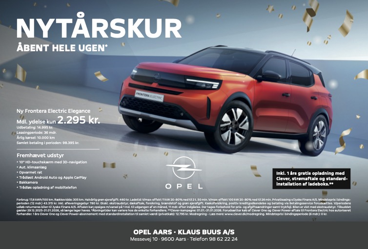 Annonce Frontera Electric - 266x180 - Nytårssalg 2026 - U1 22.12.2025